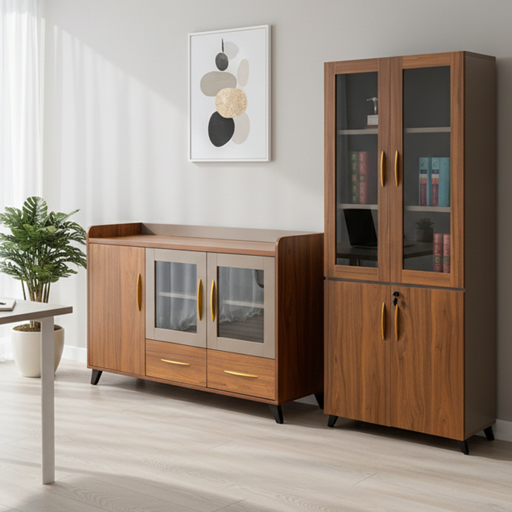 FILE CABINET AND SHORT CABINET