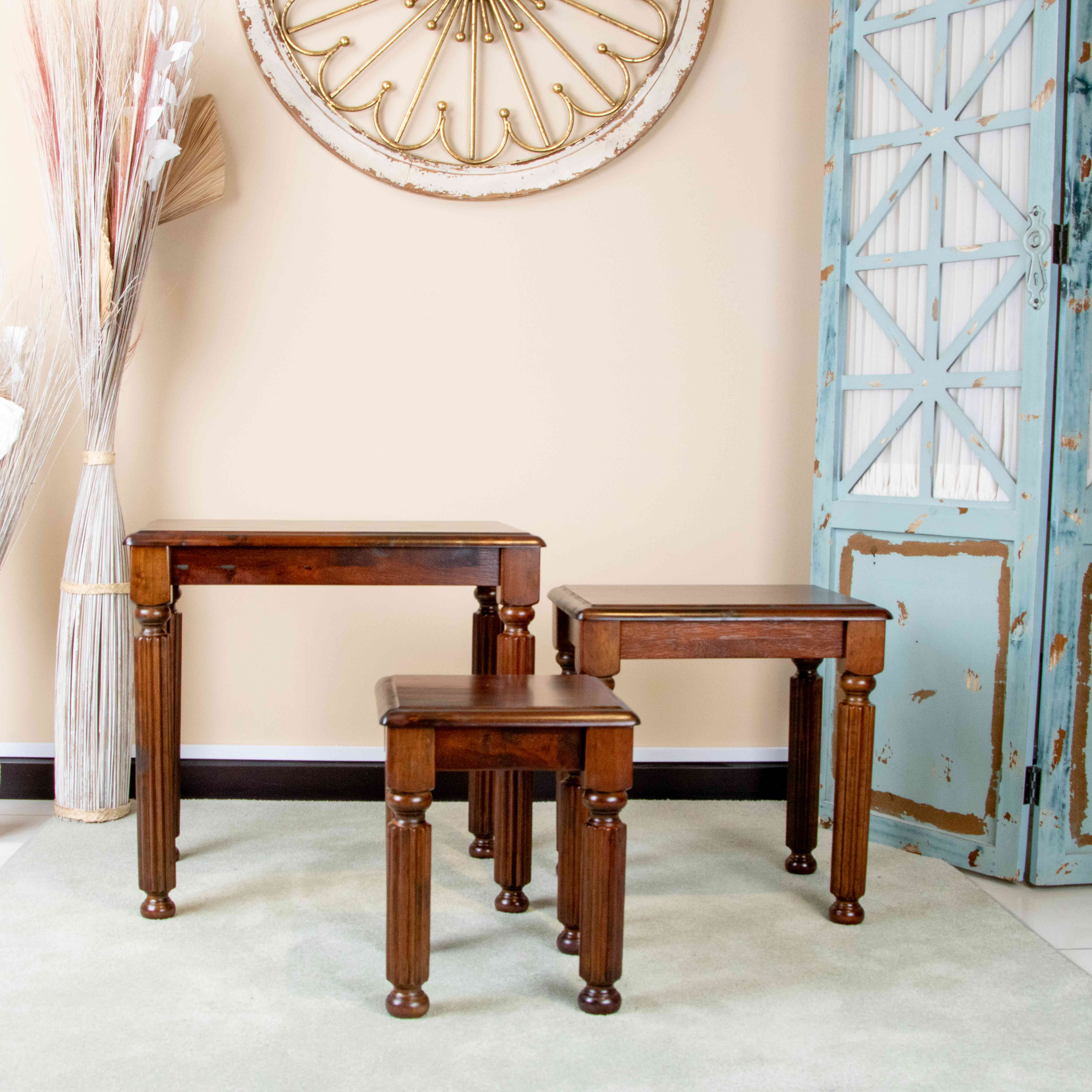 BN3361 NEST TABLE CHERRY 14280B (SET)