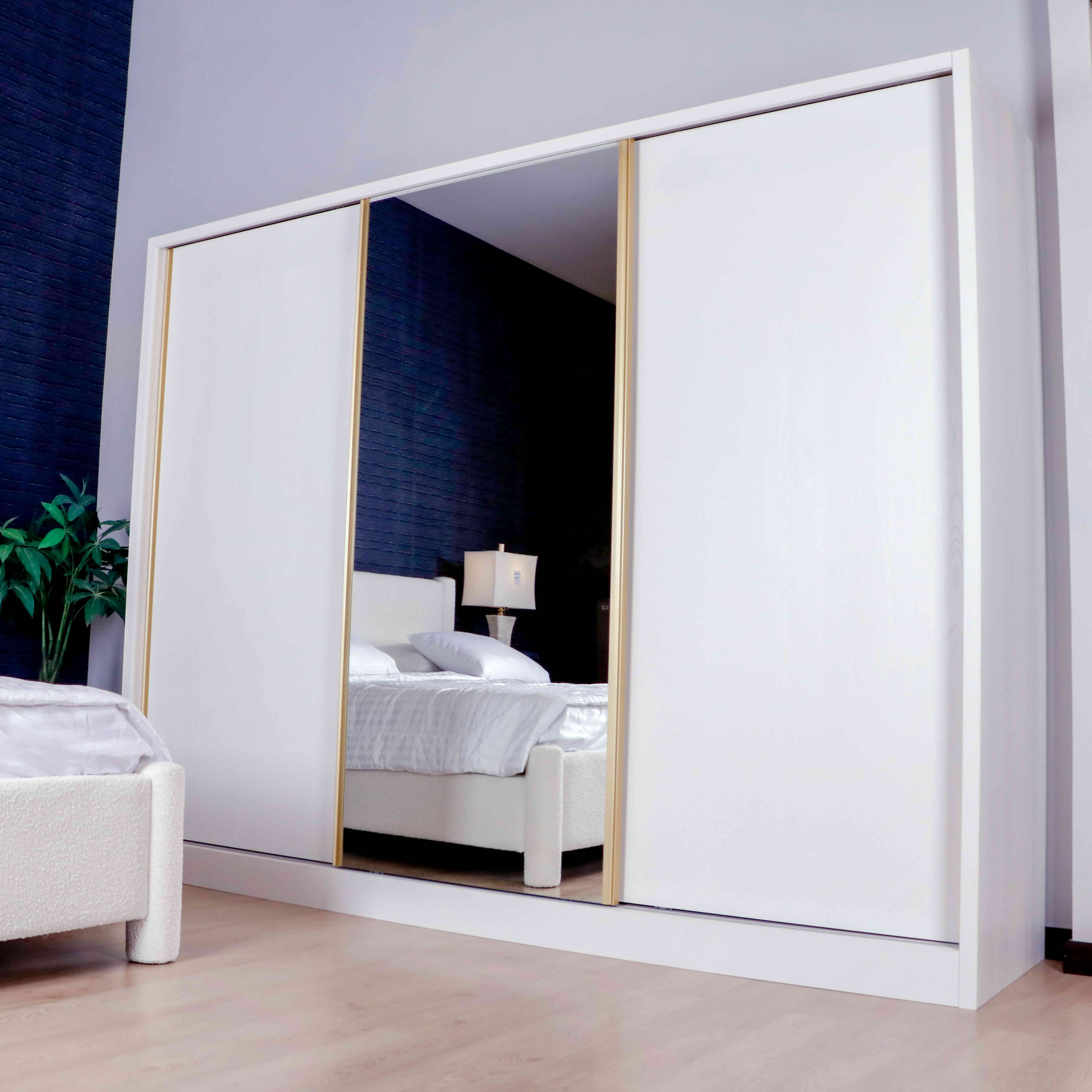 WARDROBE 9823 W2850 H2200 D670 WHITE TANGO+1050