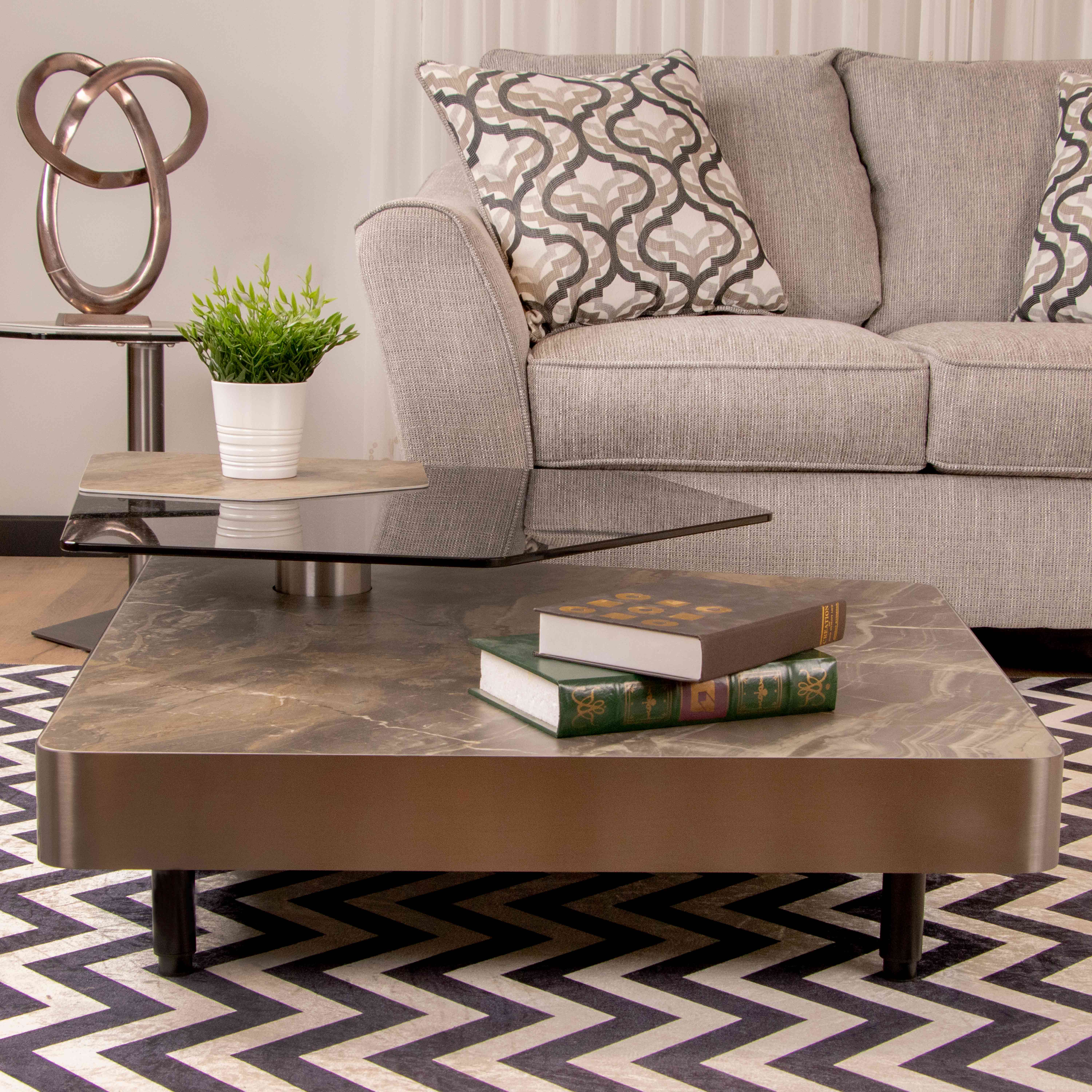 CJ739A COFFEE TABLE GREY