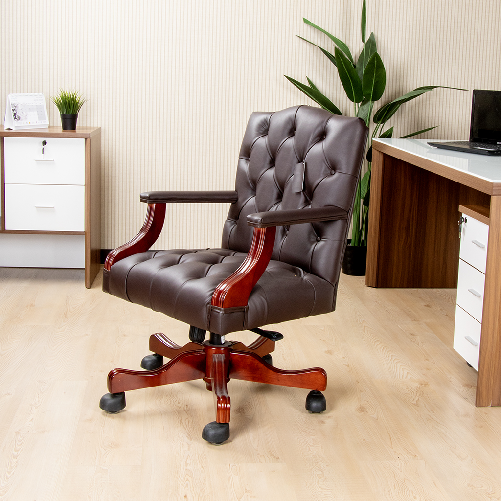 B126 MEDIUM BACK CHAIR 503-3 PU