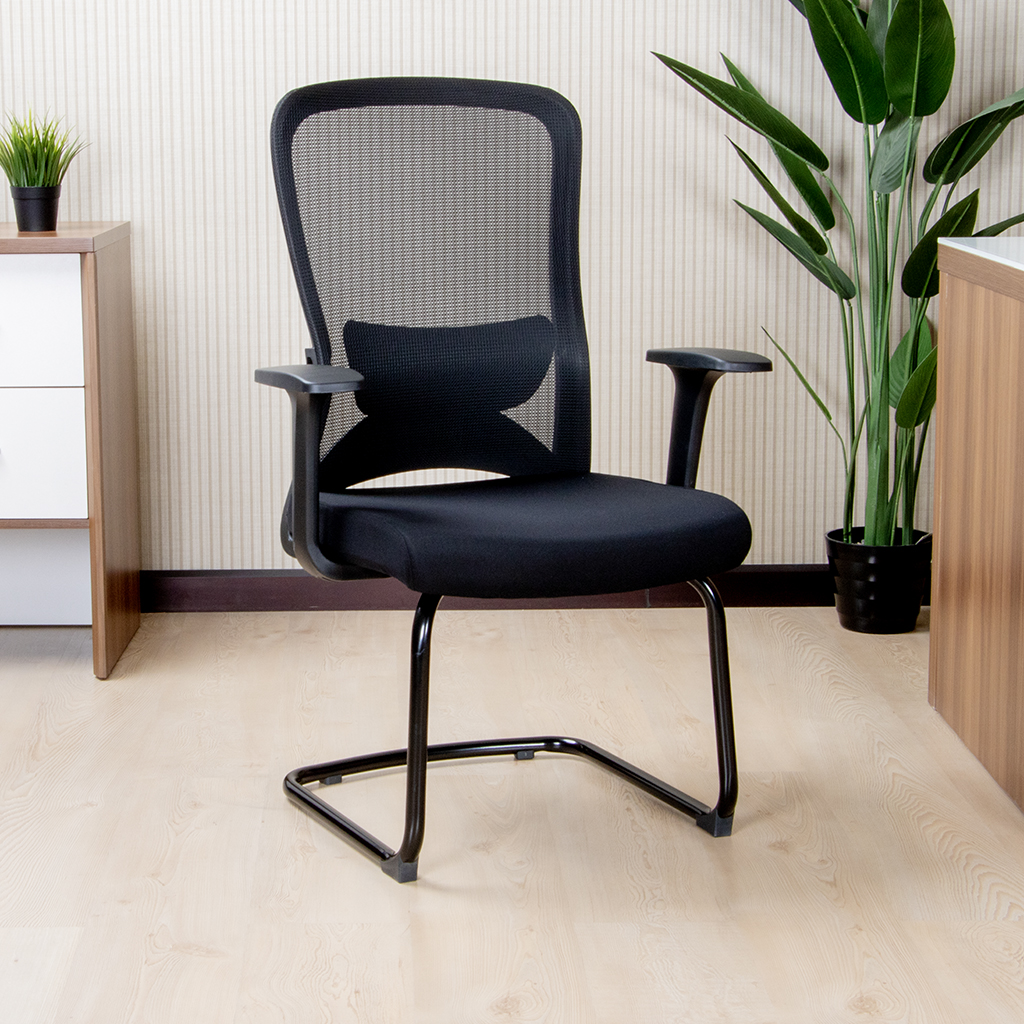 SAMMY-V VISITOR CHAIR  BLACK