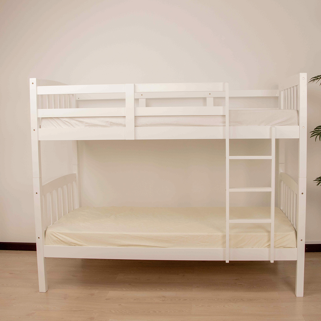 SALLY DOUBLE DECKER BED 90X190CM WHITE 30%