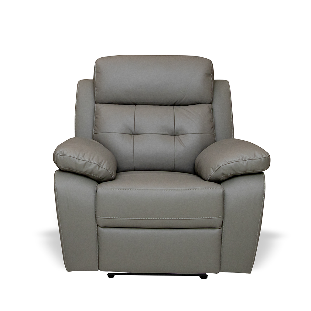 NF REC 1157 H/LEATH SOFA 10269 GREY