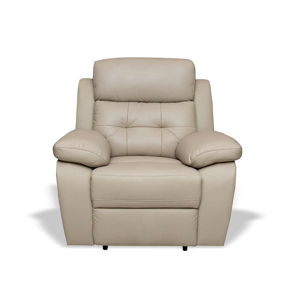 NF REC 1157 H/LEATH SOFA REC 10270 BEIGE