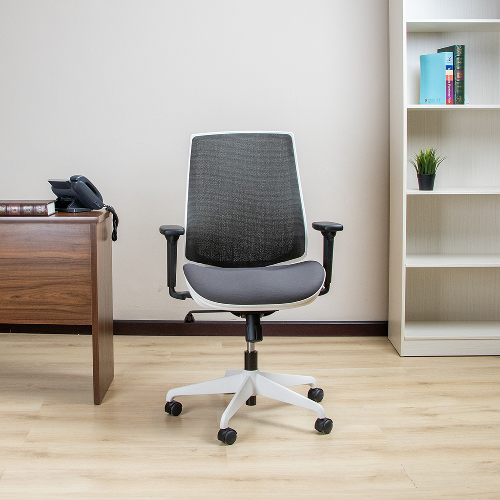CHW7215AXSN MEDIUM BACK CHAIR GREY
