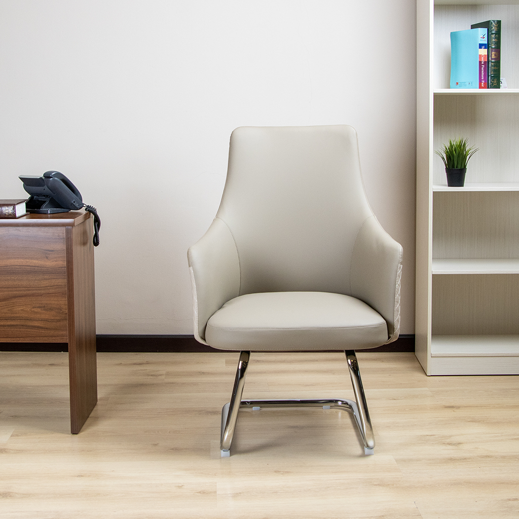6868C VISITOR CHAIR  COLOUR  BEIGE PU