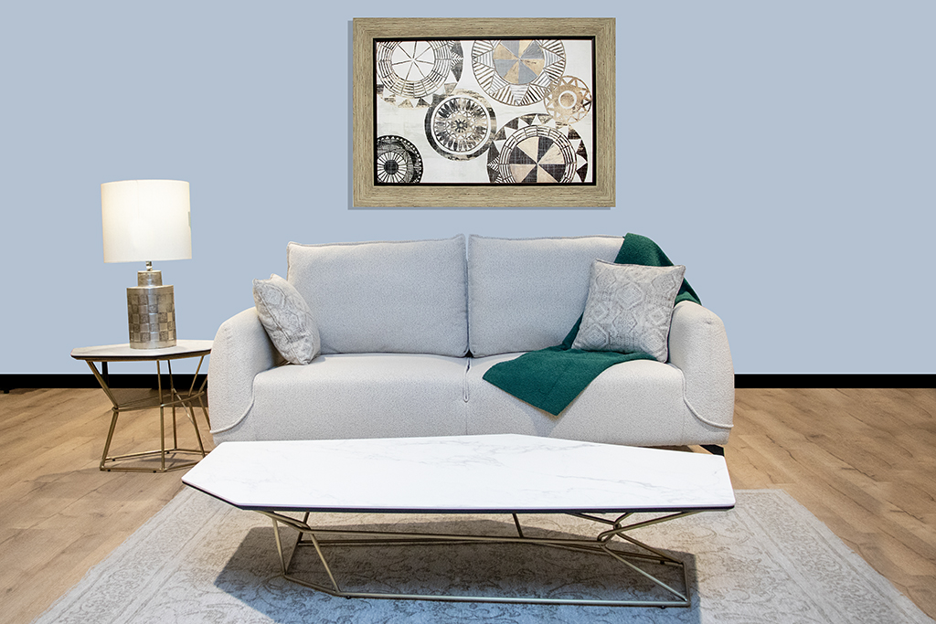 H23S03-3 3-STR SOFA X8565/3rd COUNT-UP/METAL LEG C/BEIGE