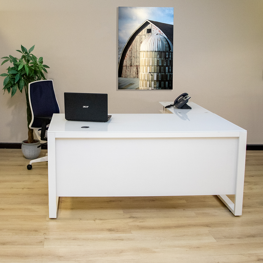 B1602 OFFICE DESK1600X800X750S/WHIT