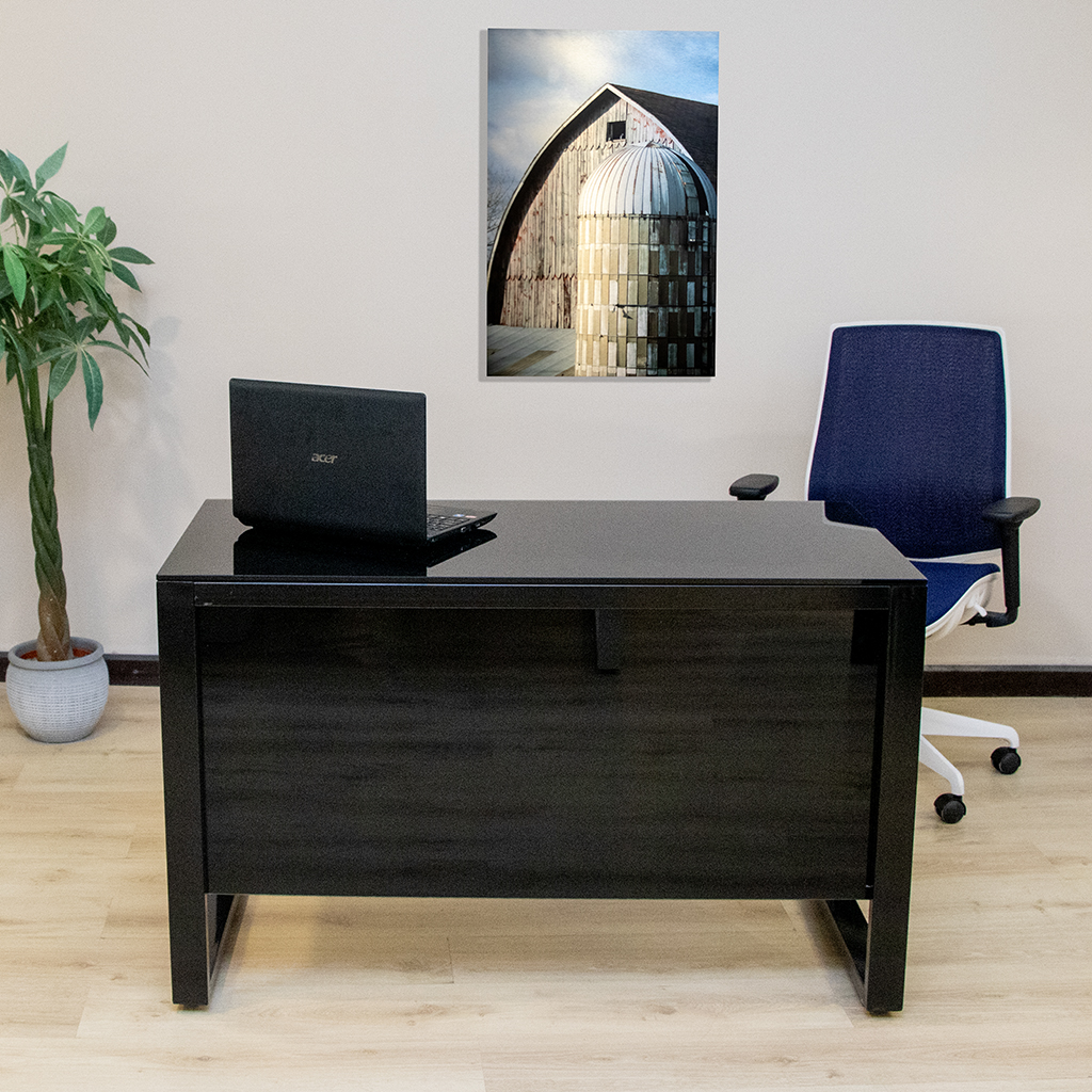 B1602 OFFICE DESK 1200X600X750 BLACK