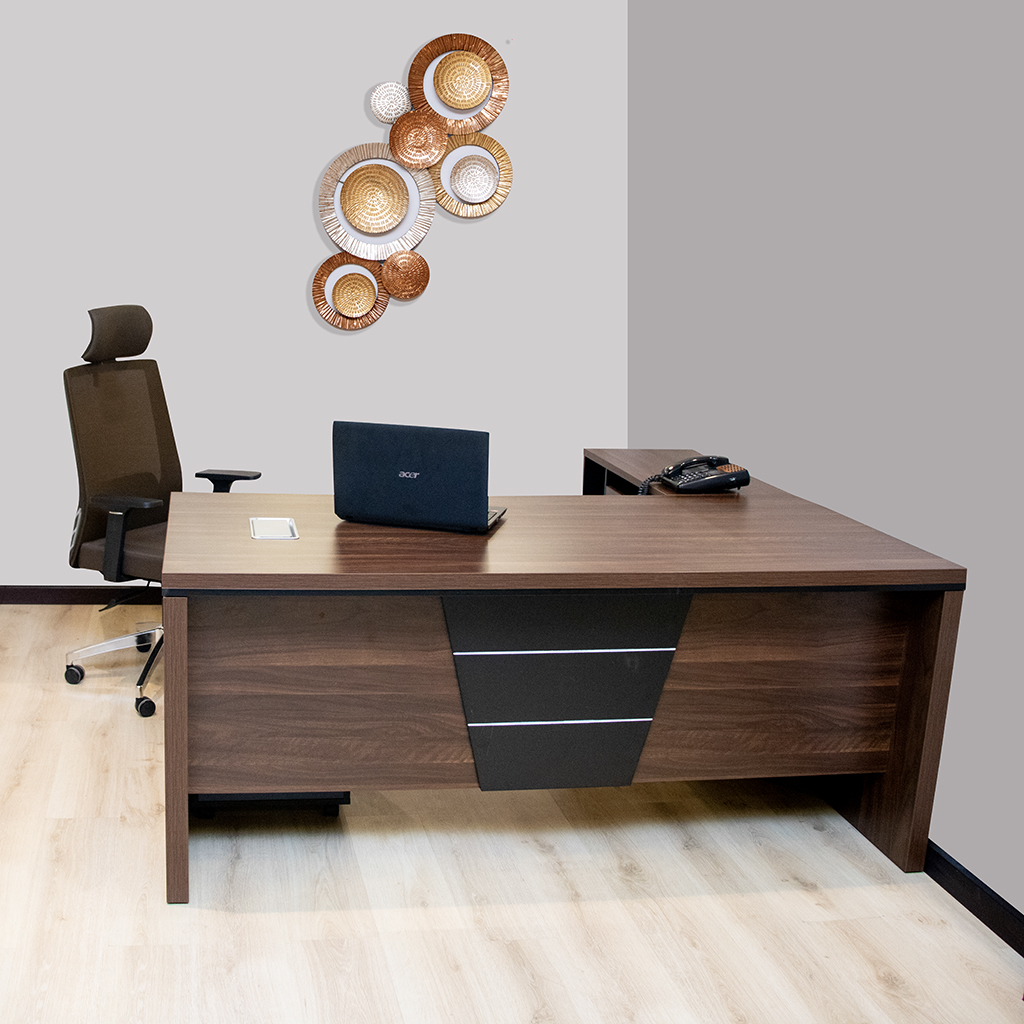 MC18119 EXECUTIVE DESK (180X85X75CM) C39+C40