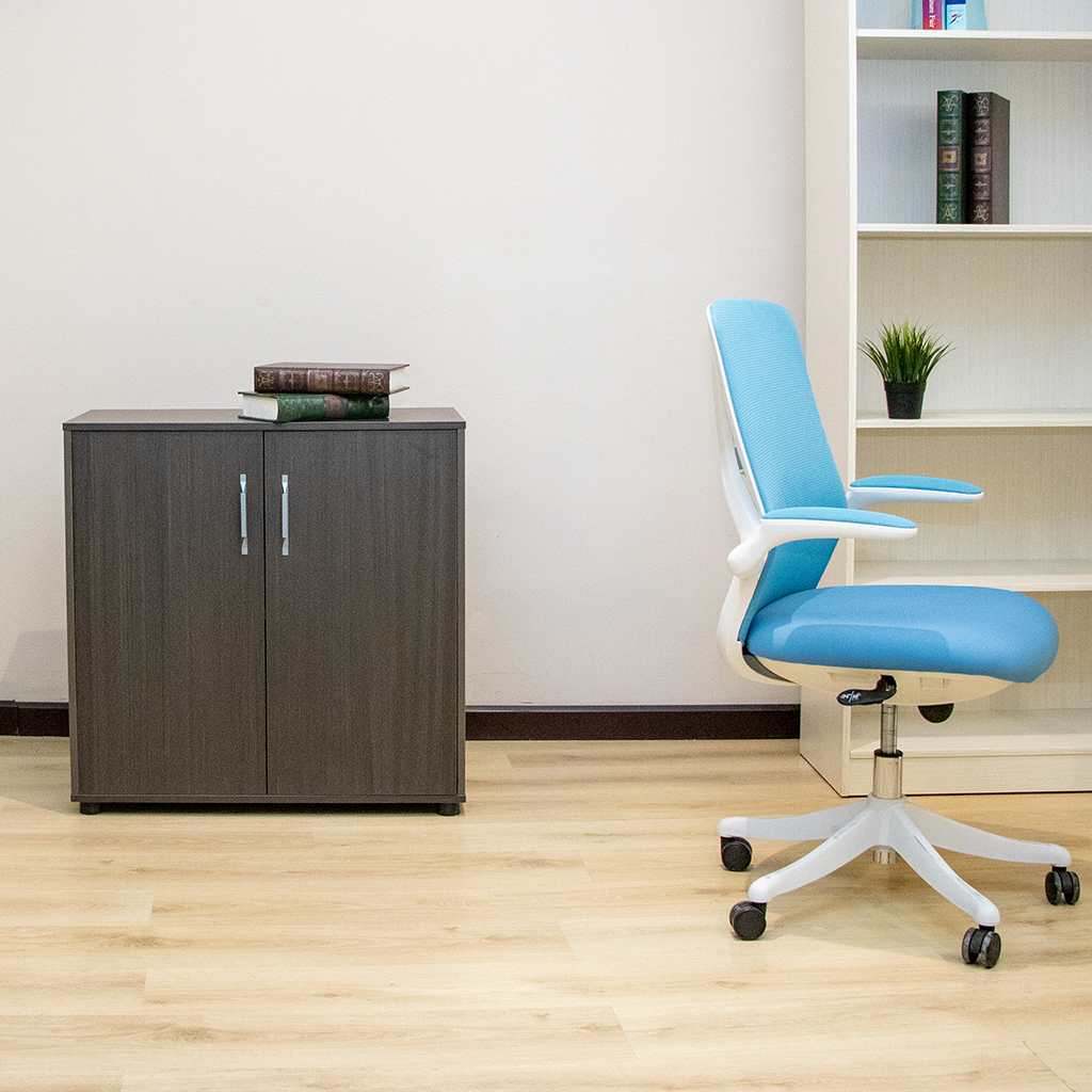 28F0808 LOW CABINET NR/AMERICA TEAK/GREY