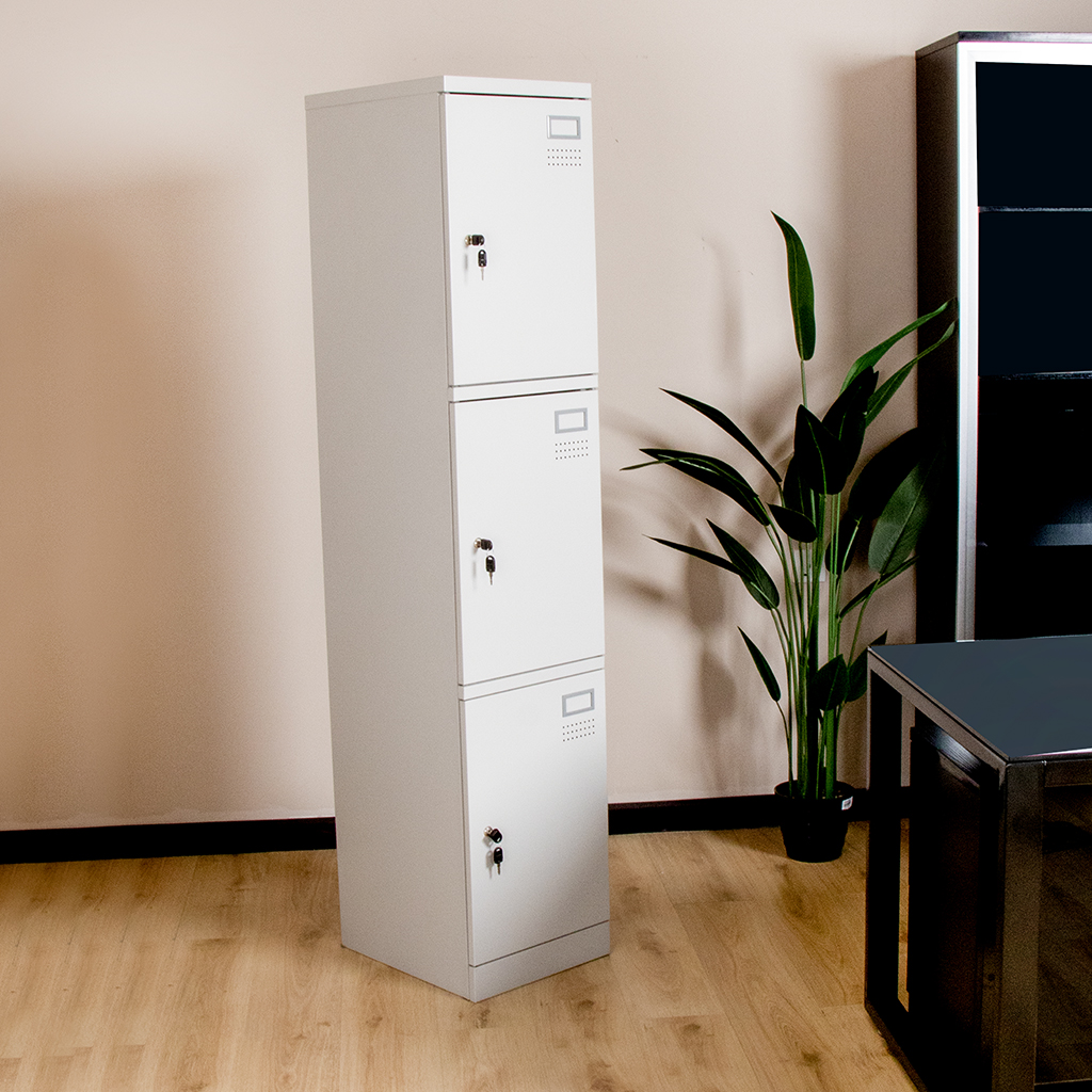 G-LSC30/F-GR 3DOOR LOCKER GREY