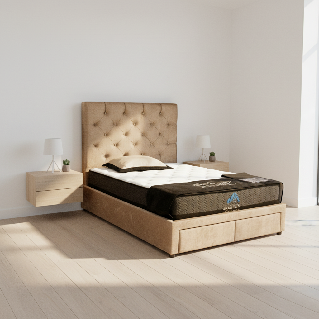Nakheel B/W1500L2000H300 HB/W1600H1550MM  Without Mattress