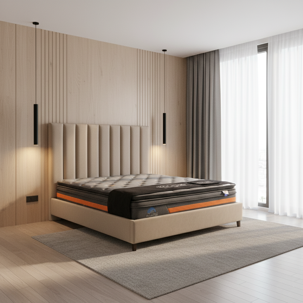 Basata B/W1800L2000H300 HB/W1900H1500MM  Without Mattress