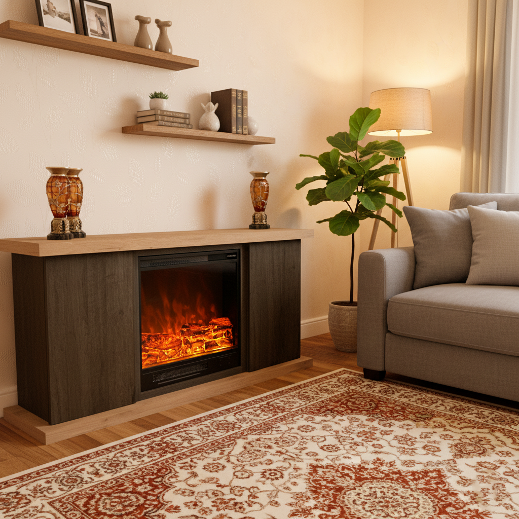 KHASHABI FIREPLACE 1570X350X770MM