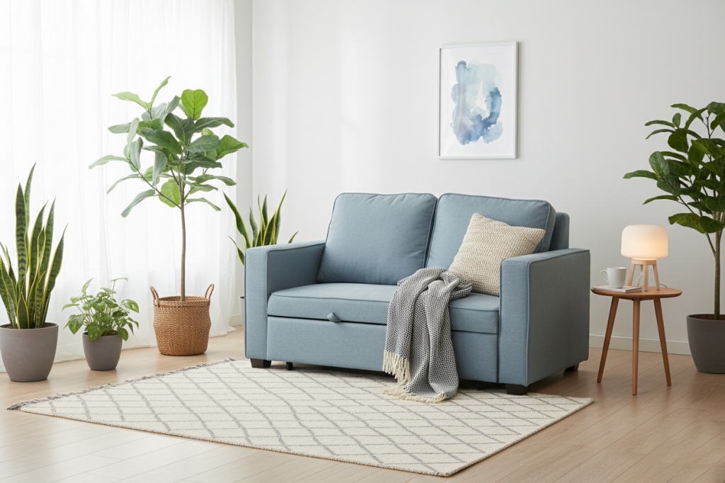 SOFA BED LZ2161Z C/ 881-26 BLUE