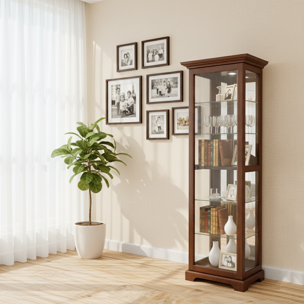 CURIO 2309 W.600 H.2100.D.450 WALLNUT