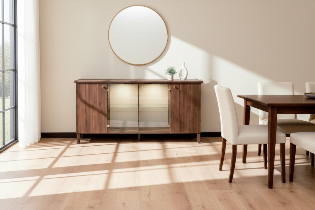 BUFFET TABLE 2303 L1800XW450XH900MM DARA-DR-WT 608