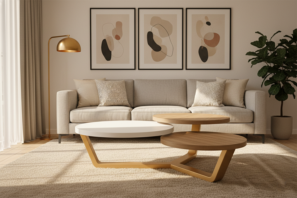 CENTER TABLE 40403 DAI 60+70+80 W. WHITE TANGO+DARA-WT-624