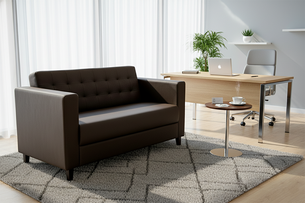 2 SEATER SOFA M# FLEMINGO WITH FAB-RMF02806