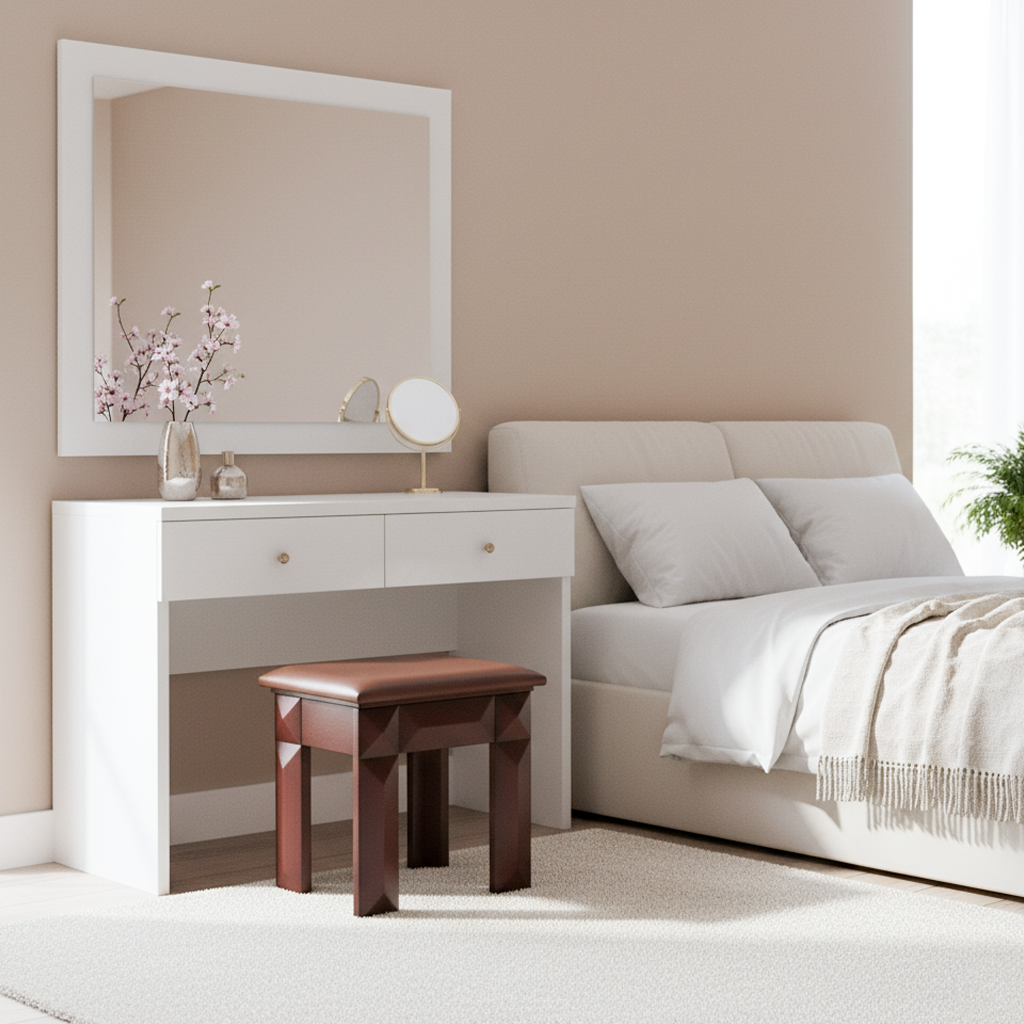 GF812 DRESSER STOOL 15005-04/7704-1 BROW