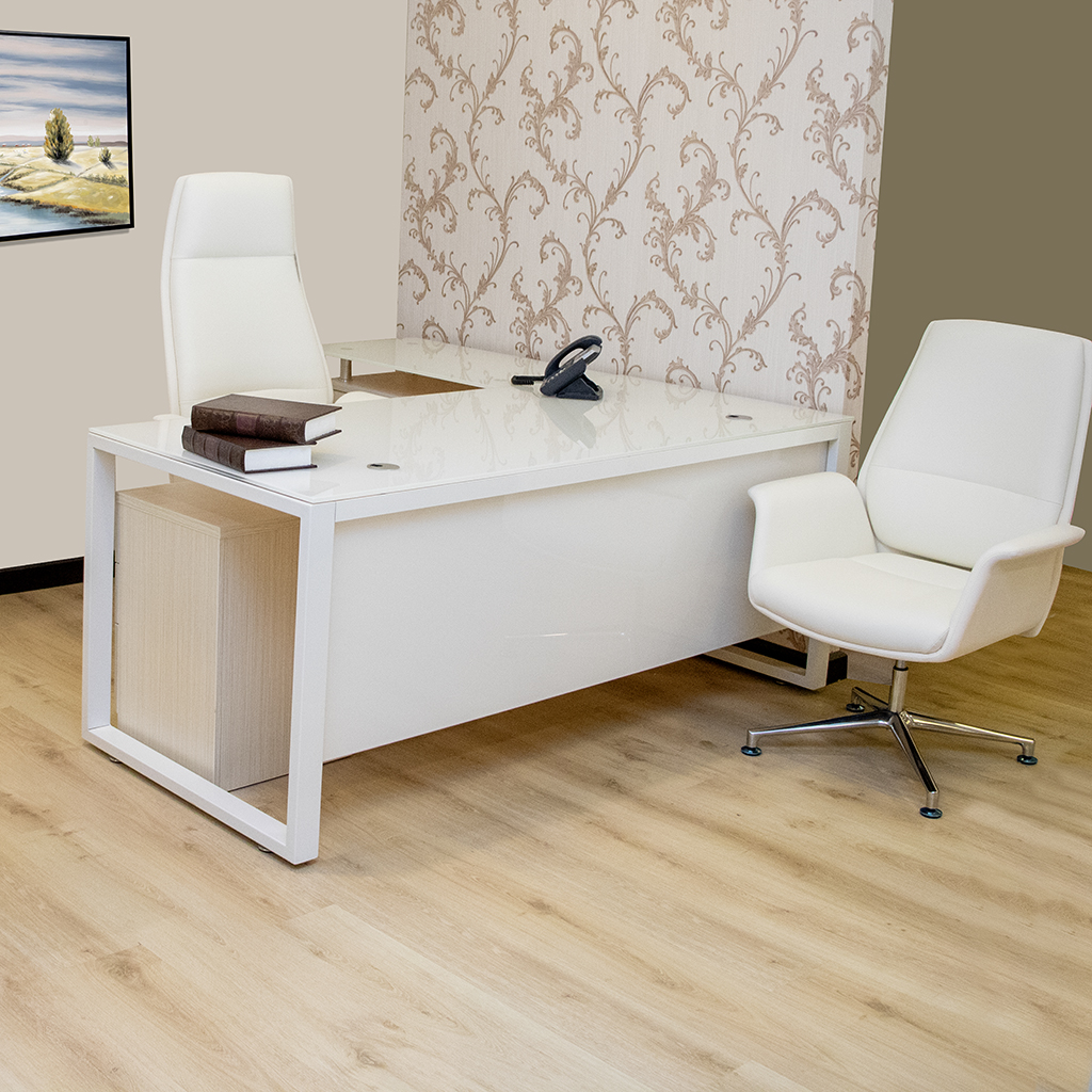 B1602 OFFICE DESK 1800X800X750 SUP. WHIT