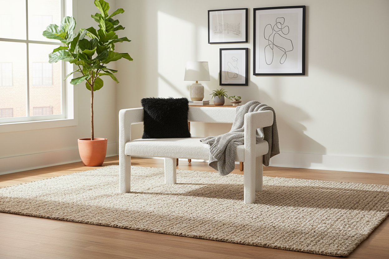 AC889 ACCENT CHAIR Teddy velvet 25#White