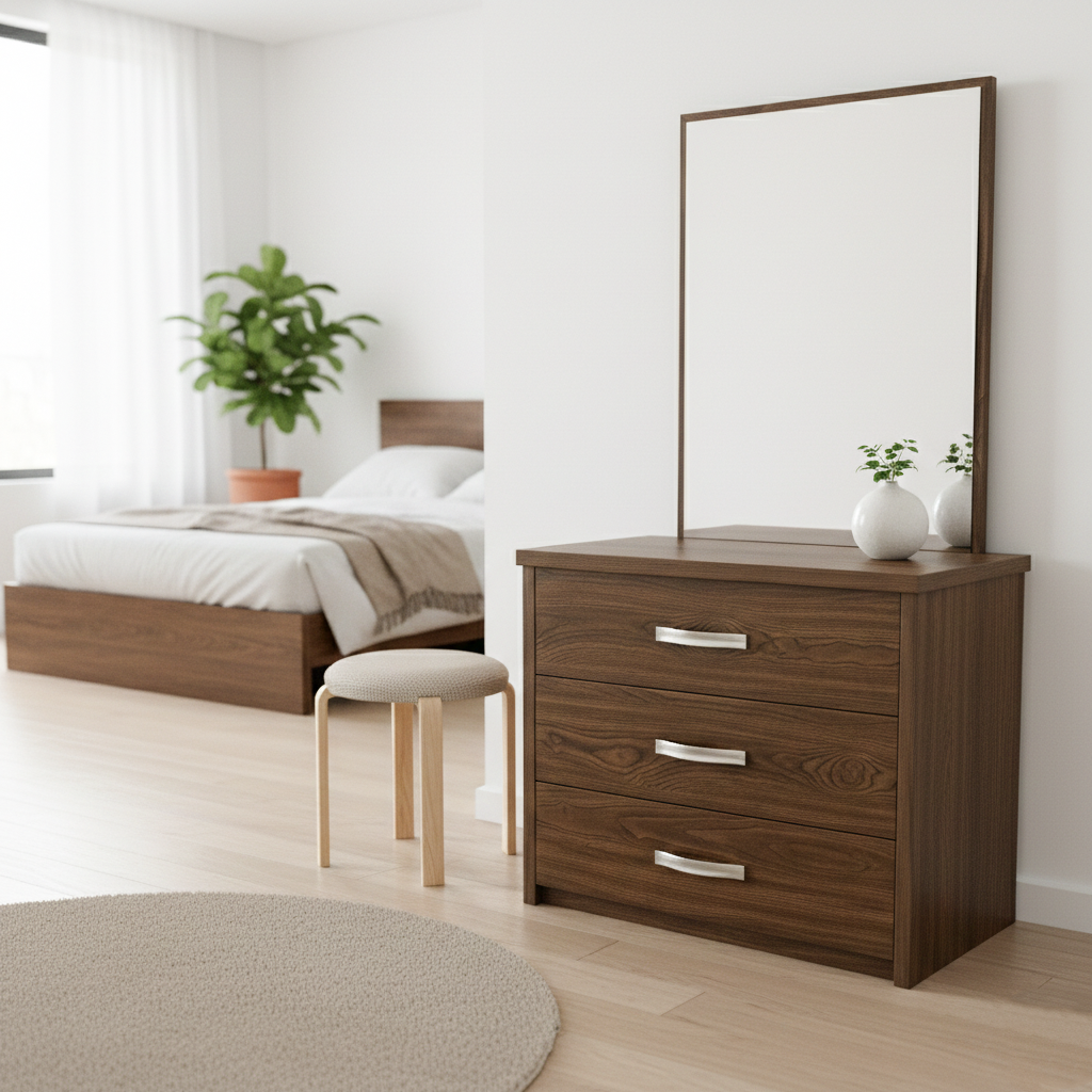 DRESSING TABLE 9866  W1000XH800XD450 MM FRESNOTEA