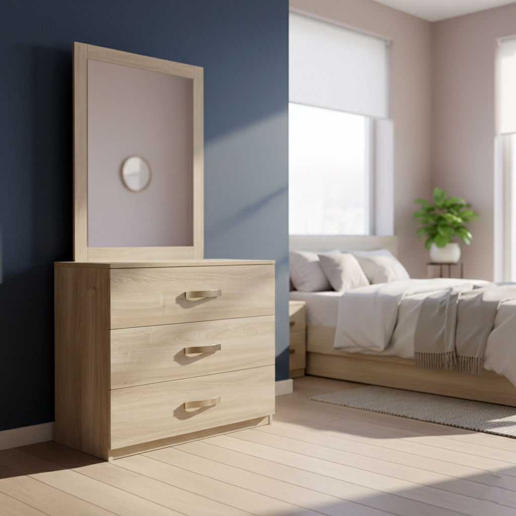 DRESSING  TABLE 9844 W1000XH800XD450 MM-W- ROBLE POEMA ATLAS