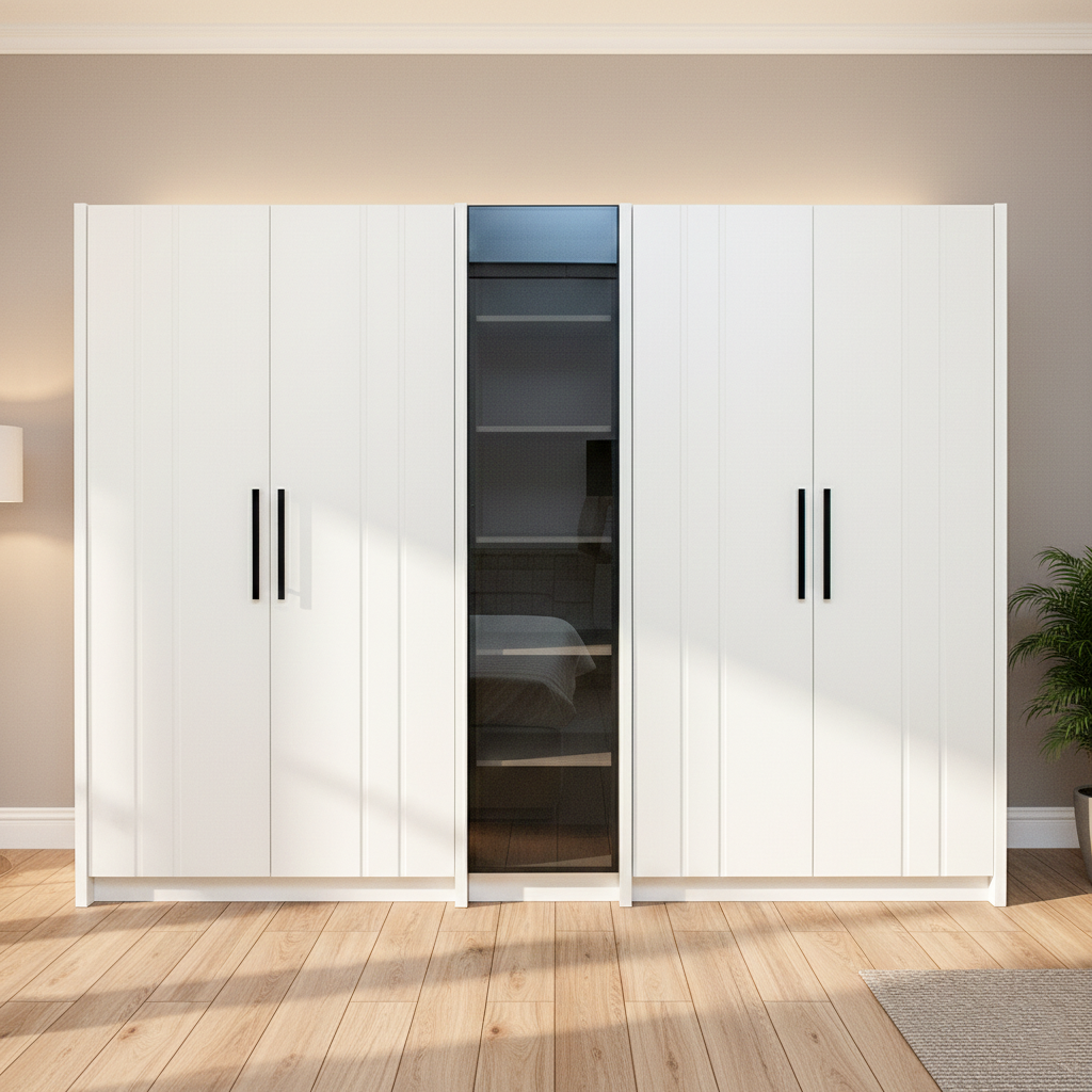 WARDROBE 2506 AXIS SLIDING W2850 H2200 D600 DARA SC 922