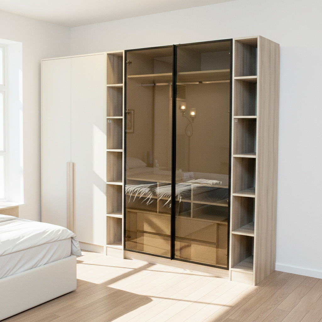 WARDROBE 2405 W2700XH2200XD550 MM ESPIGA SAL + ALABAMA