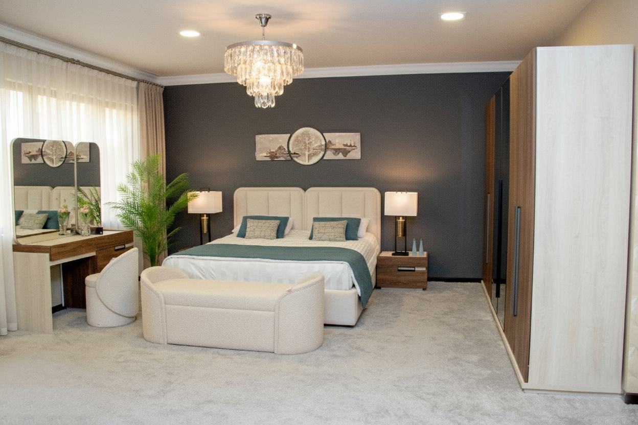 BED ROOM SET With Out Metrres