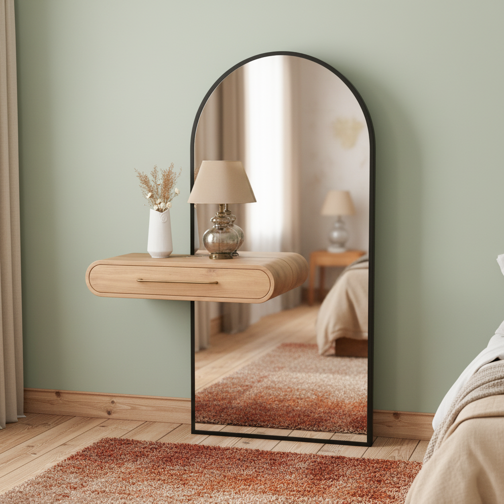 CONSOLE TABLE 2604 HORIZON W1344XH1800XD350 MM OLD OAK ATLAS