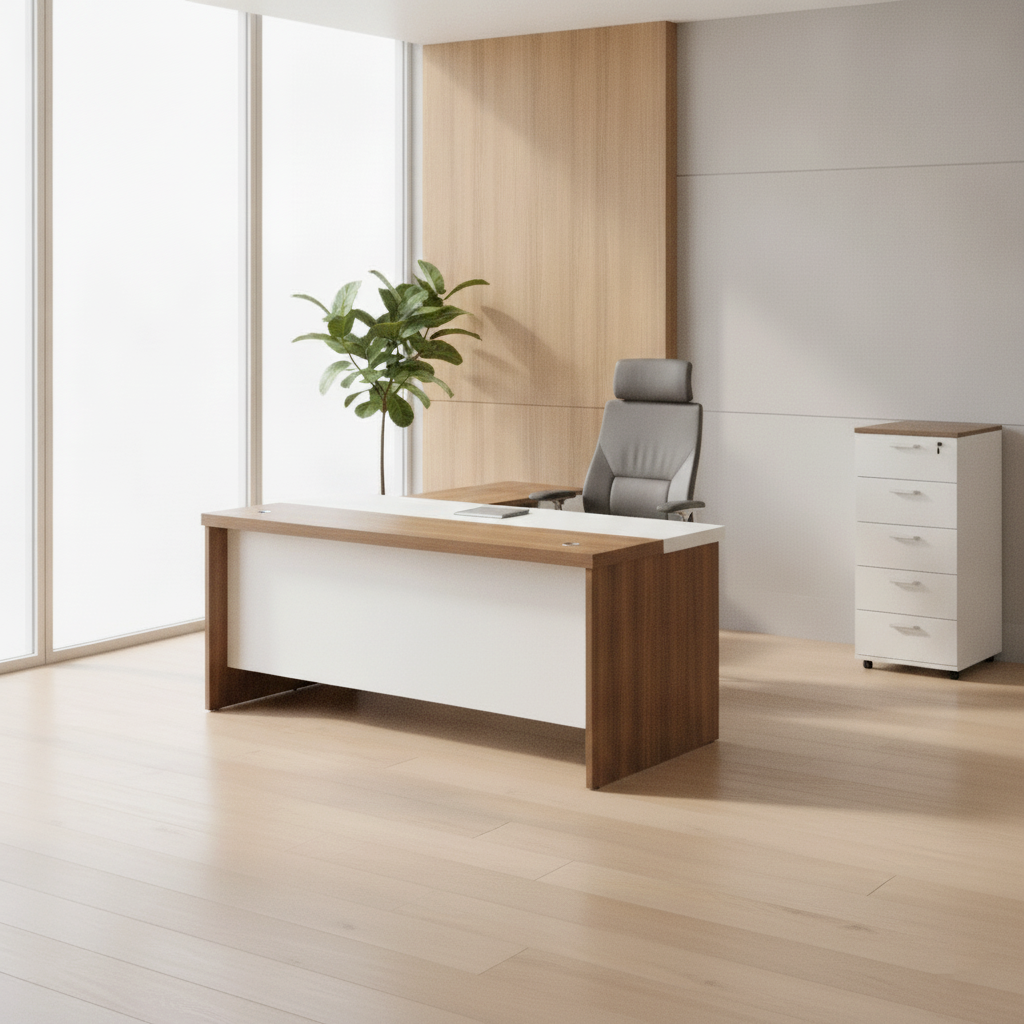 QA90816B EXE- TABLE-SUPER WHIT - U12+WHITE