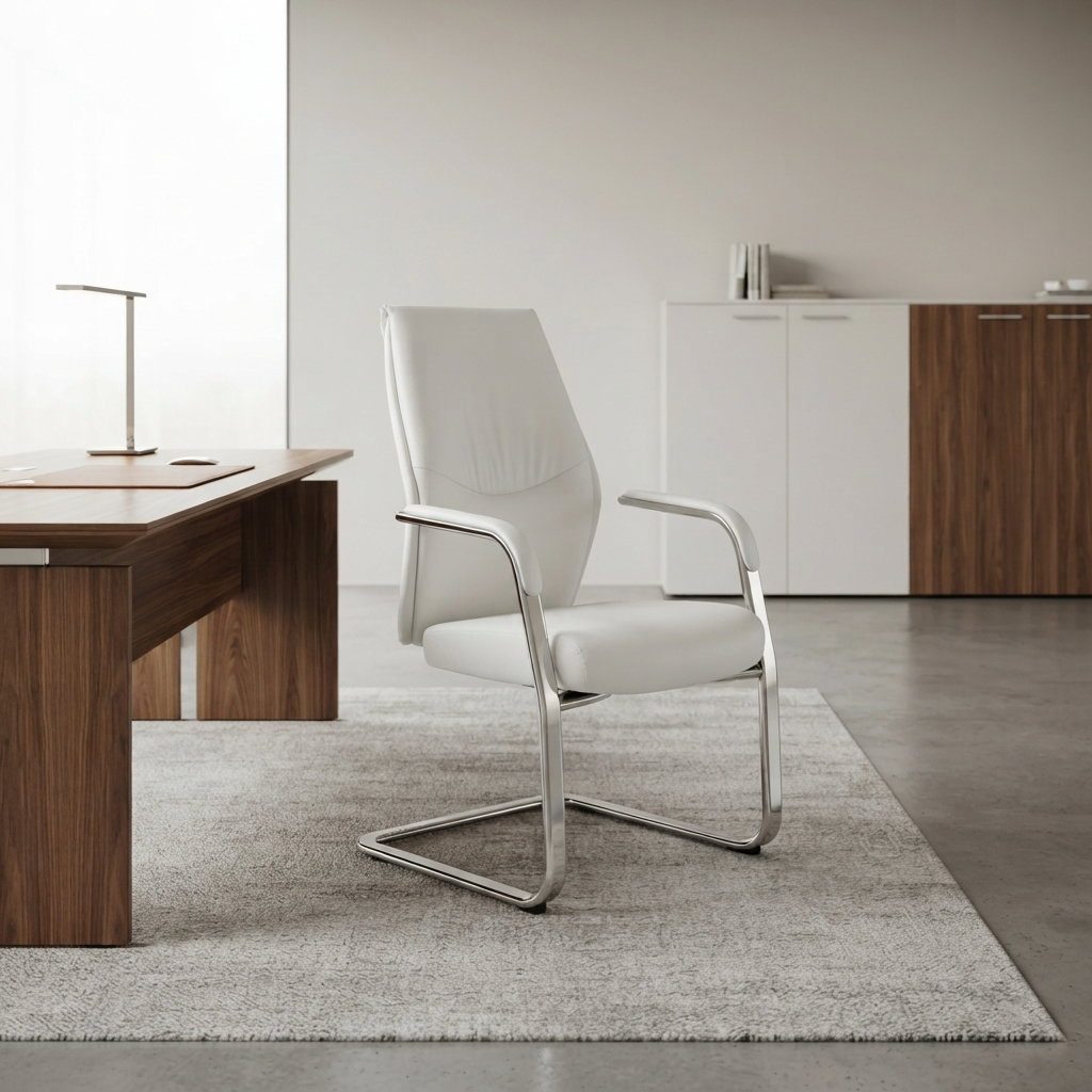 9384 VISITOR CHAIR  WHITE